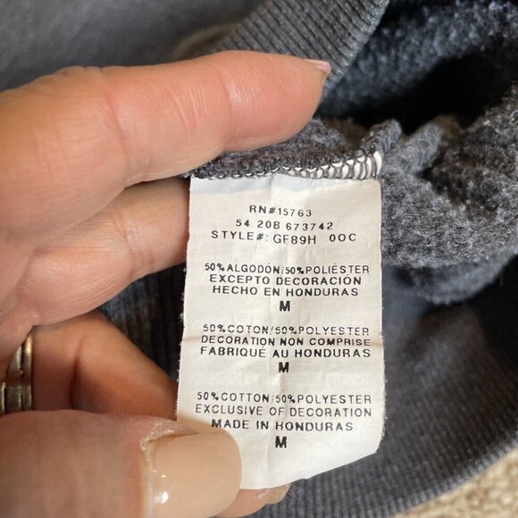 Champion Men's Powerblend Hoodie Sweatshirt Size M Fleece Graphic Logo Pullover - Picture 10 of 11